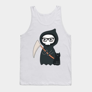 Grim reaper jelly cat Tank Top